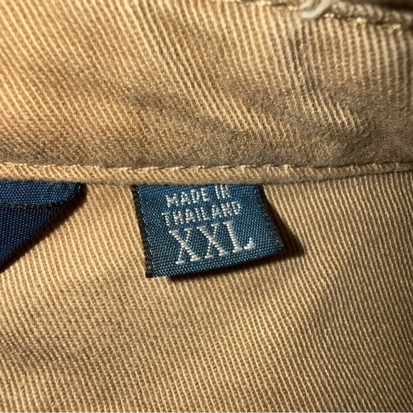 Polo Ralph Lauren Vintage Mens Harrington Classic Jacket Size XXL Tan Cotton - Picture 16 of 16